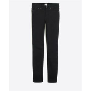 NWT J. Crew Factory Women's 8” Rise Skinny Jeans Size 25 Black Mid-Rise Denim